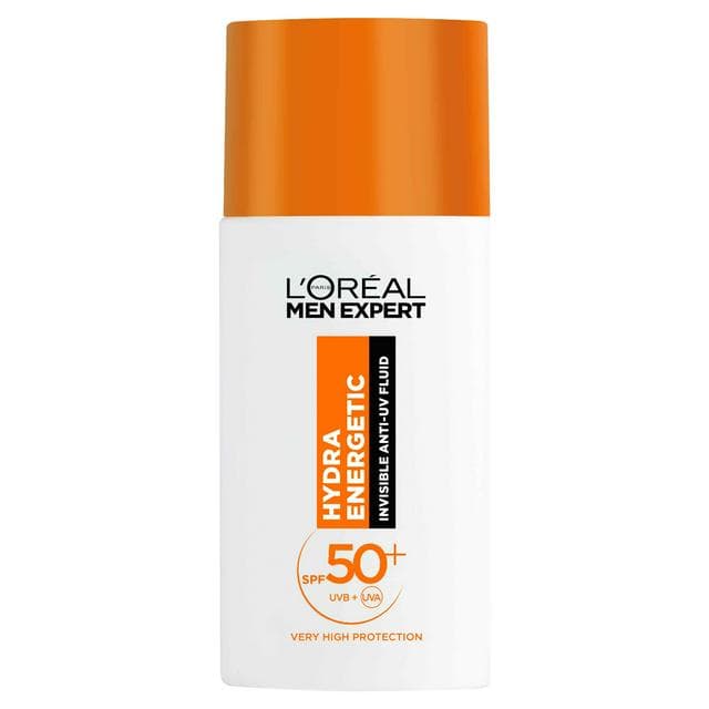 L'Oréal Paris Men Expert Hydra Energetic Daily SPF 50+ Invisible Fluid 50ml - gallery image 1