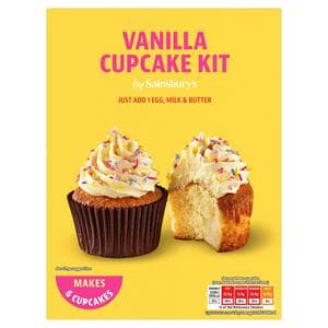 Sainsbury's Vanilla Cupcake Mix 290g