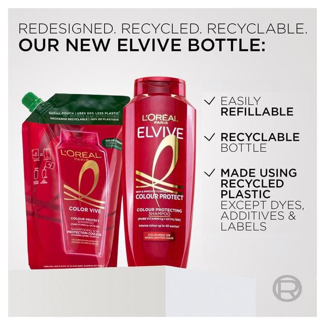L'Oréal Paris Elvive Colour Protect Shampoo for Coloured & Highlighted Hair 250ml - gallery image 3