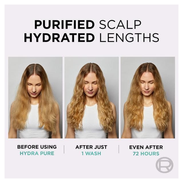 L'Oréal Paris Elvive Hydra Pure 72H Purifying Shampoo for Oily Scalp & Dehydrated Lengths 250ml - gallery image 5