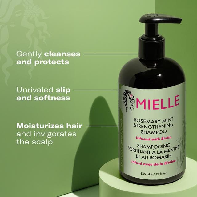 Mielle Rosemary Mint Strengthening Shampoo 355ml - gallery image 5