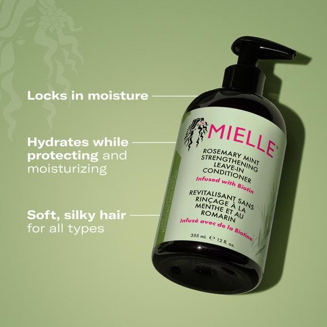 Mielle Rosemary Mint Strengthening Leave in Conditioner 355ml - gallery image 5