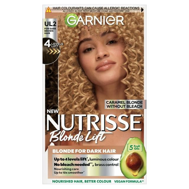 Garnier Nutrisse BlondeLift UL2 Caramel Blonde Permanent Hair Dye - gallery image 1