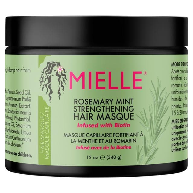 Mielle Rosemary Mint Strengthening Hair Masque 340g - gallery image 1