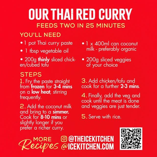Ice Kitchen Thai Red Curry Paste 2 x 77g - gallery image 3