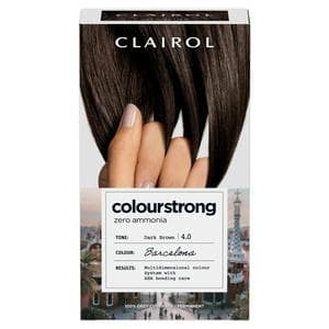Clairol Colour Strong Dark Brown 4.0 Permanent Hair Dye