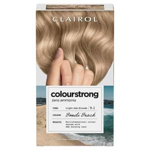 Clairol Colour Strong Light Ash Blonde 9.1 Permanent Hair Dye