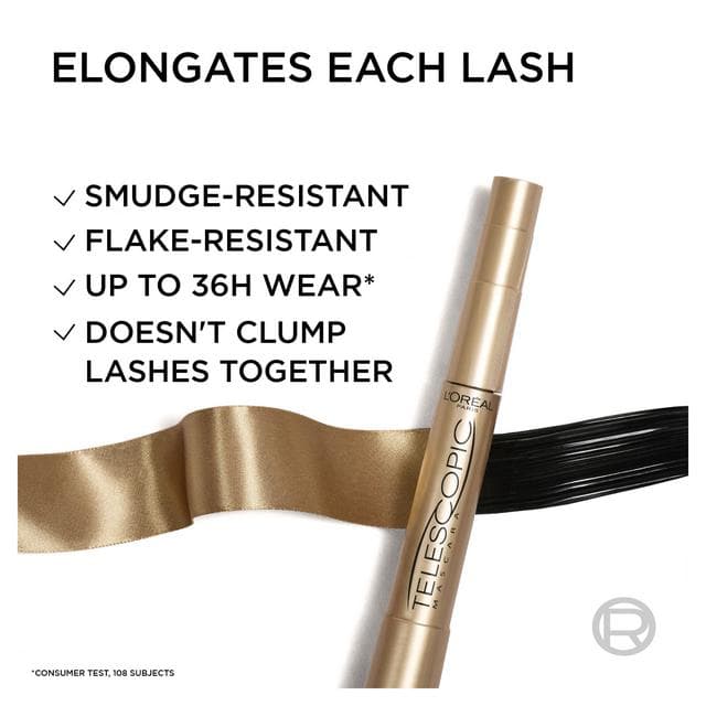 L'Oreal Paris False Lash Telescopic Mascara Black - gallery image 3