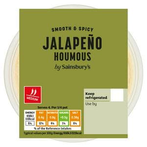 Sainsbury's Jalapeno Houmous 200g