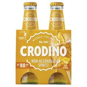 Crodino Nat 0.00% Alcohol Free x4 175ml
