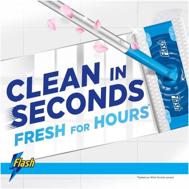 Flash Speedmop Floor Cleaner Starter Kit with 1 Mop & 6 Wet Refills - gallery image 2
