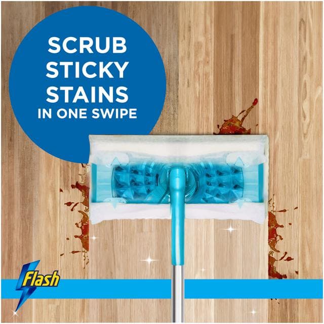 Flash Speedmop Floor Cleaner Starter Kit with 1 Mop & 6 Wet Refills - gallery image 3