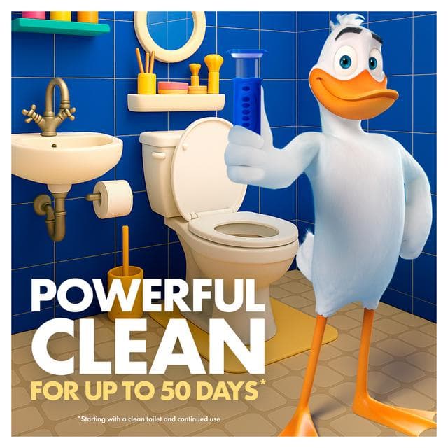 Duck Toilet Fresh Discs Toilet Cleaner Holder & Refill Marine 36ml - gallery image 5