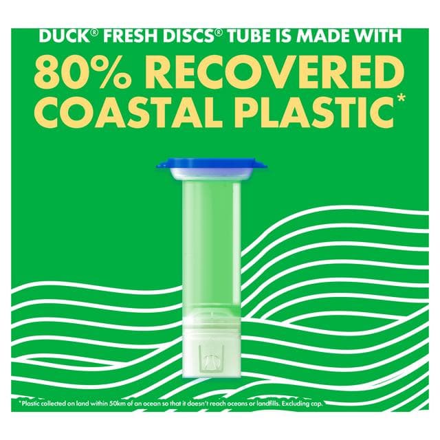 Duck Toilet Fresh Discs Toilet Cleaner Holder & Refill Lime 36ml - gallery image 6