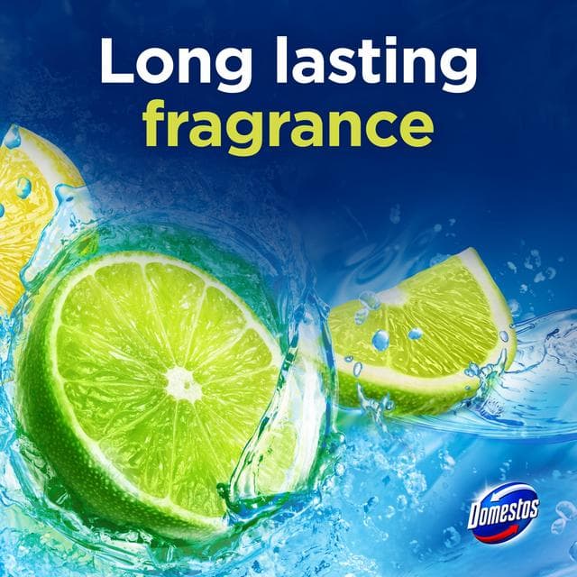 Domestos Power 5 Toilet Rim Blocks Lime x2 50g - gallery image 6