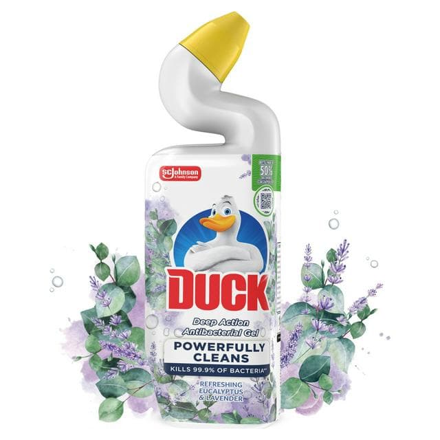 Duck Deep Action Toilet Cleaner Liquid Eucalyptus & Lavender 750ml - gallery image 1