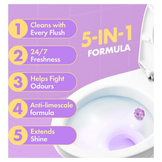 Duck Toilet Fresh Disc Holder & Refill Eucalyptus & Lavender 36ml - gallery image 2