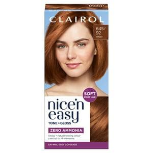 Clairol Nice'N Easy Tone+Gloss Amber 645/92 Semi Permanent Hair Dye