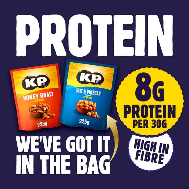 KP Salt & Vinegar Peanuts 390g - gallery image 2