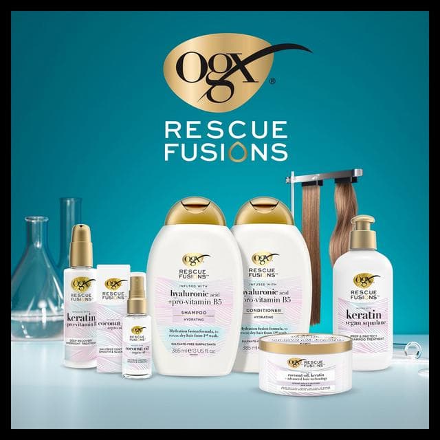 OGX Rescue Fusions Hyaluronic Acid + Pro Vitamin B5 Shampoo - gallery image 3