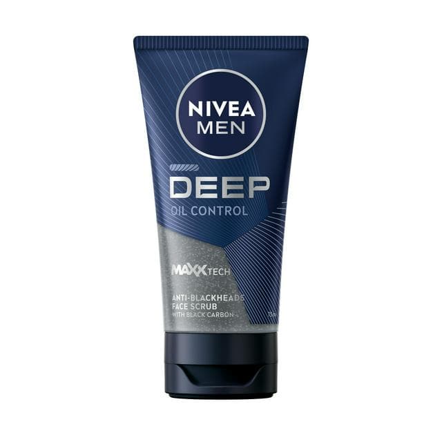 Nivea Men Deep Anti Blackheads Face Scrub 75ml - gallery image 1