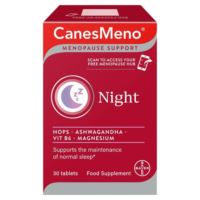 Canesmeno Menopause Support Night Food Supplement Tablets x30 - gallery image 1