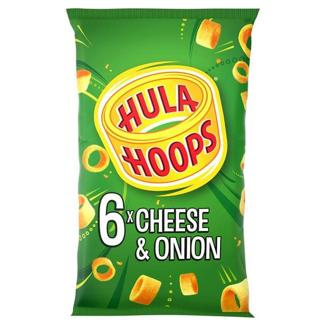 Hula Hoops Cheese & Onion Multipack Crisps x6 - gallery image 1