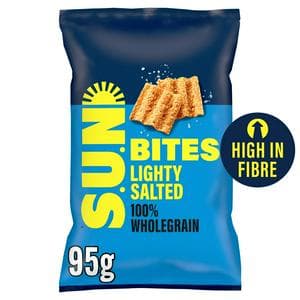 Sun Bites 95g Lightly Salted Wholegrain Sharing Bag Crisps