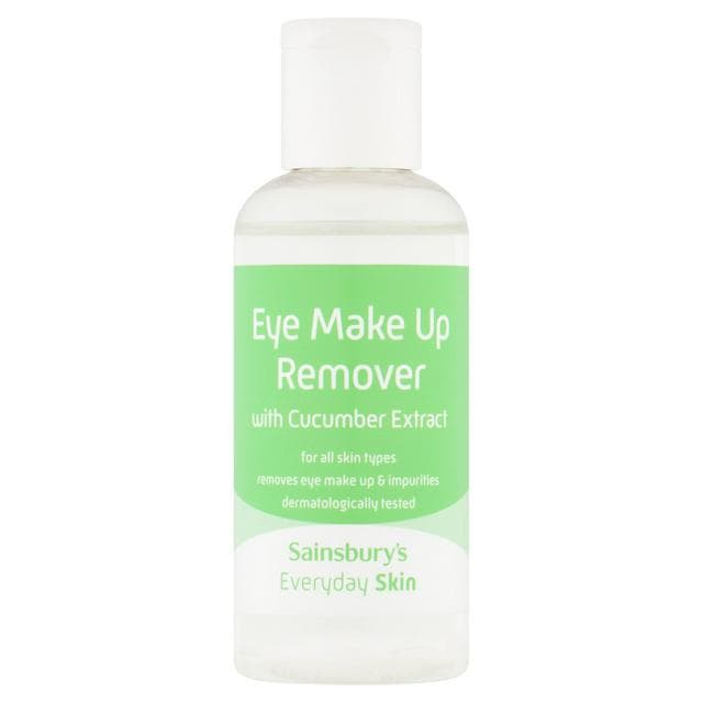 Sainsbury's Everyday Skin Eye Make Up Remover with Cucumber Extract 100ml - gallery image 1