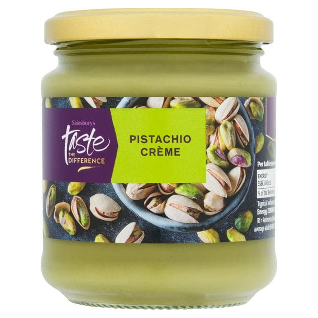 Sainsbury's 300g Pistachio Creme, Taste the Difference - gallery image 1