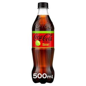 Coca-Cola 500ml Zero Sugar Lime Bottle