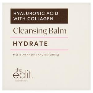 Sainsbury's Hyaluronic Acid with Collagen Cleansing Balm Hydrate 100g