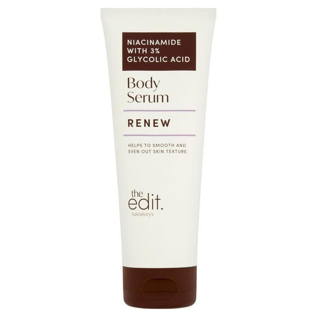 Sainsbury's the Edit Renew Niacinamide with 3% Glycolic Acid Body Serum 200ml - gallery image 1