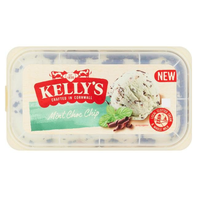 Kelly's Mint Choc Chip 950ml - gallery image 1