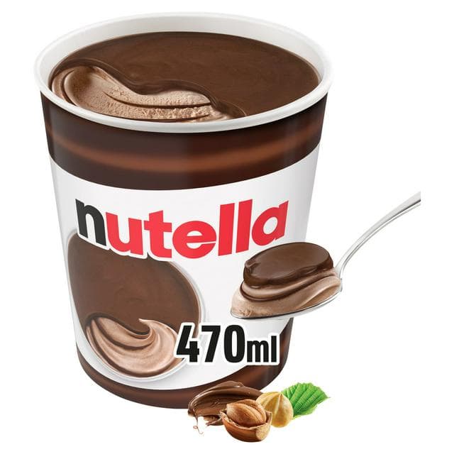 Nutella Chocolate & Hazelnut Ice Cream Tub 470ml - gallery image 1