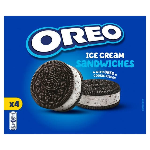 Oreo Ice Cream Sandwiches 280g - gallery image 1