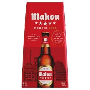 Mahou Beer 4 x 330ml