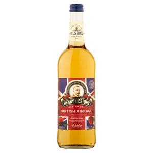 Henry Westons 750ml Medium Dry British Vintage Cider Bottle