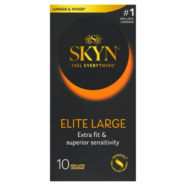Skyn Elite Large Non Latex Condoms x10 - gallery image 1