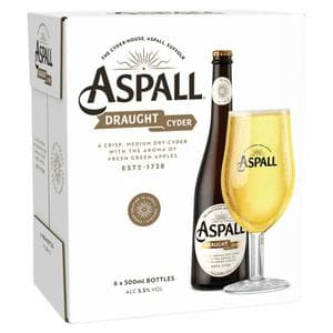 Aspall Draught Cyder 6 x 500ml