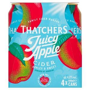 Thatchers 4 x 440ml Juicy Apple Cider