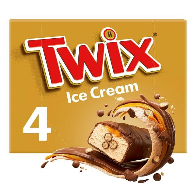 Twix Chocolate & Caramel Ice Cream x4 - gallery image 1