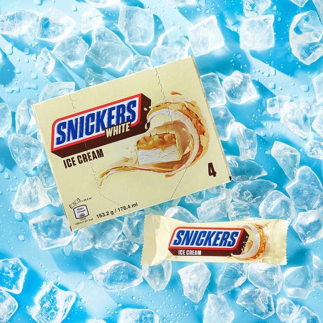 Snickers White Ice Cream 4 x 44.6ml - gallery image 3