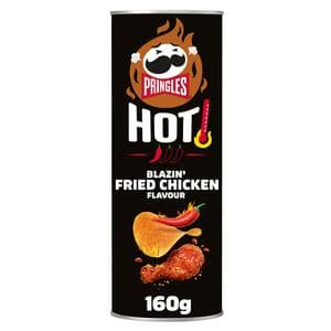 Pringles Hot Blazin Fried Chicken Sharing Crisps 160g