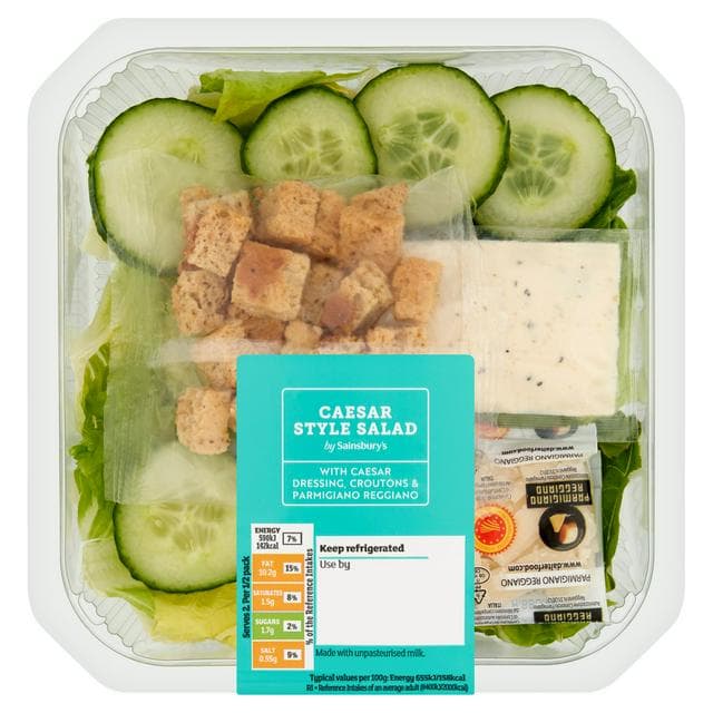 Sainsbury's Caesar Salad Bowl 180g - gallery image 1