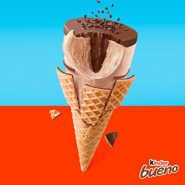 Kinder Bueno Classic Ice Cream Cones 4 x 90ml - gallery image 2