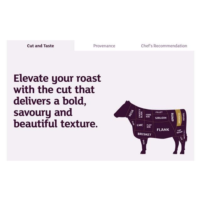 Sainsbury's Aberdeen Angus Slow Roast Beef Joint, Taste the Difference (Approx. 1.75kg) - gallery image 3