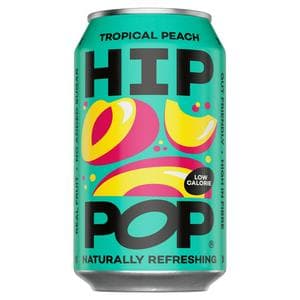 Hip Pop 330ml Tropical Peach Can