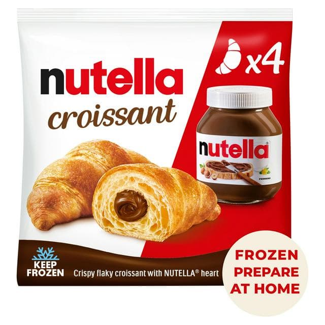 Nutella Chocolate & Hazelnut Bake at Home Croissants 4 x 85g - gallery image 1