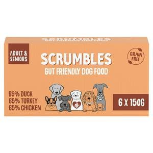 Scrumbles Gut Friendly Wet Dog Food 6 x 150g